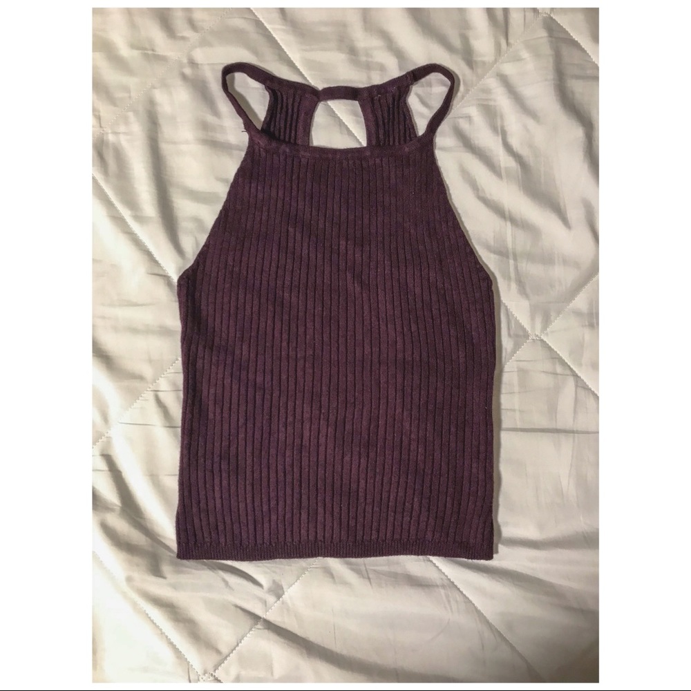 PacSun burgundy tank top
